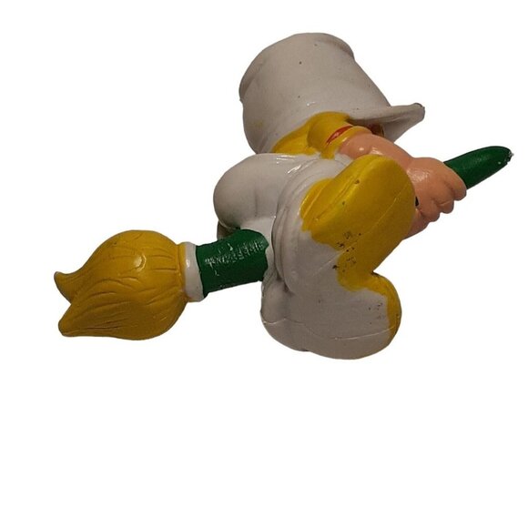 Rainbow Kids Sunny 2" PVC Figure Flying Paintbrush Yellow 1980 Wallace Berrie - Picture 4 of 4